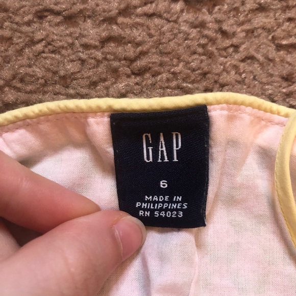 Vintage 90s Gap Womans Tank Top 6 Cotton Blouse Butterflies White Green Straps - Picture 3 of 9